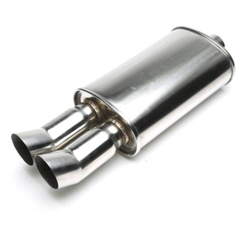 Silencieux arrière sport universel inox TA Technix 2 x76mm DTM-27480618