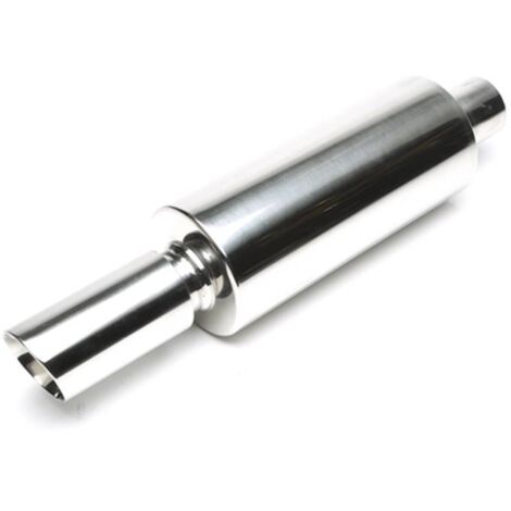 Silencieux arrière sport universel inox TA Technix 75 x 77mm oval / biseaute-27480584
