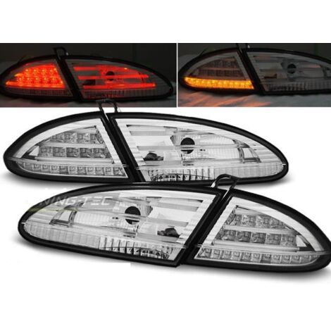 Paire de feux arriere Seat Leon 05-09 LED chrome-27336300
