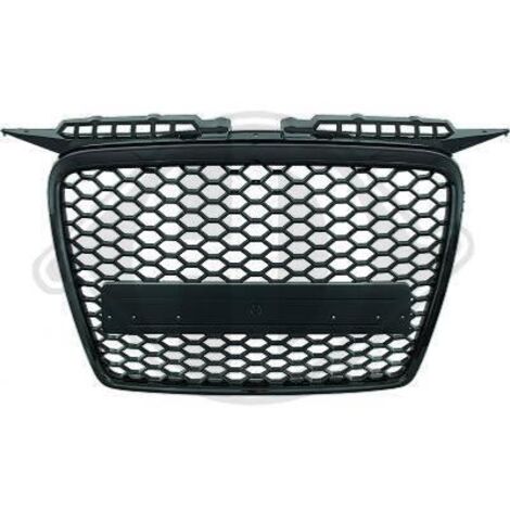 Calandre avant ABS Audi A3 8P 2005 a 2008 Noir Glossy Singleframe-33979568
