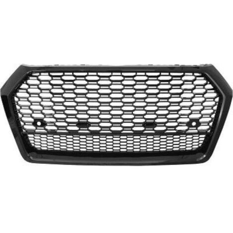 Grille Calandre avant en ABS Audi Q5 FY 2017 a 2020 Look Sport Noir PDC-38629437 (1/2)