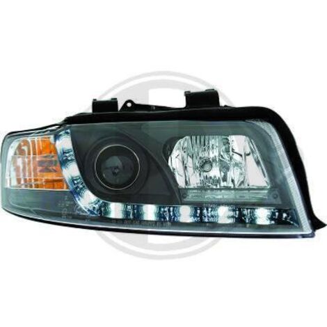 Paire Phares avant Daylight Audi A4 8E 2000 a 2004 Noir led-34023112 (1/2)