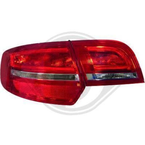 Paire de Feux arriere Audi A3 8P Sportback 2004-2008 Rouge Design Led-33979529 (1/2)