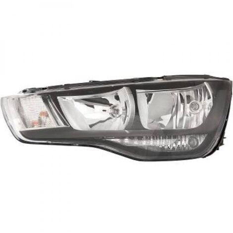 Feu phare avant gauche (conducteur) Audi A1 de 2010 a 01/2015 Halogene noir-42212338 (1/2)