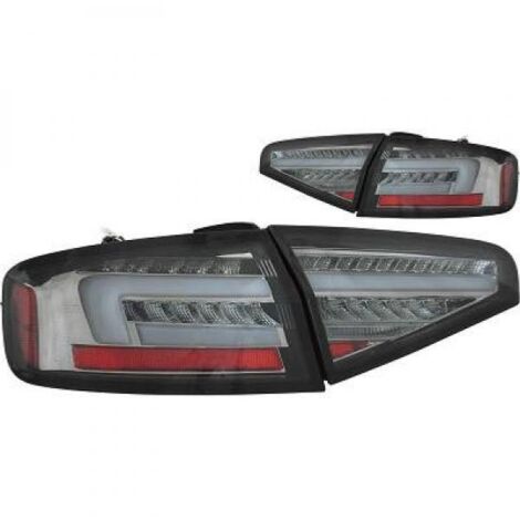 Paire Feux arriere Led Audi A4 B8 Berline 2011 a 2015 Fume Dynamic-37404357 (1/2)
