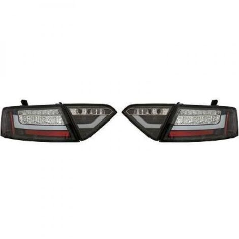 Paire Feux arriere Led Audi A5 B8 de 2007 a 2011 Noir-37405174 (1/2)