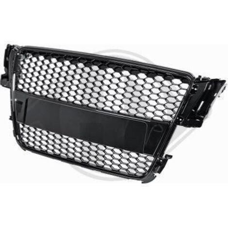 Grille Calandre Audi A5 B8 de 2007 a 2011 Noir Brillant ABS-37404527 (1/2)
