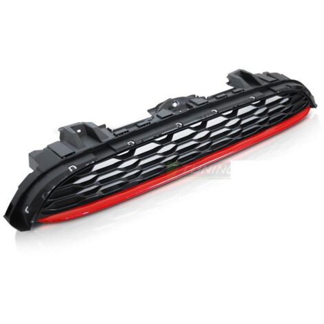 Calandre Mini Cooper F55/F56/F57 de 14-21 Look Sport Black Rouge-37856655
