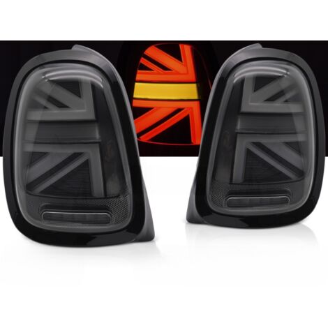 Paire de feux arriere Mini Cooper F55-F56-F57 de 2014 a 2017 Fume - FULL Led-41228318 (1/4)