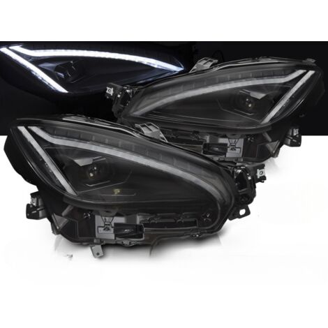 Paire de feux phares Toyota GR86 de 2021 a 2024 FULL LED DRL DYN noir-41449351 (1/4)