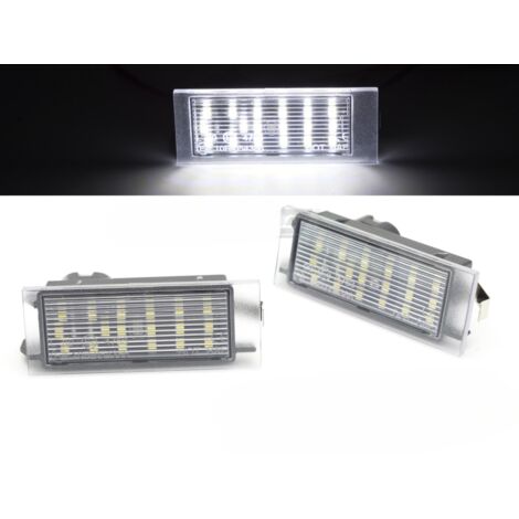 Paire feux de plaque Renault Clio/Megane/Laguna Led-42641100 (1/3)