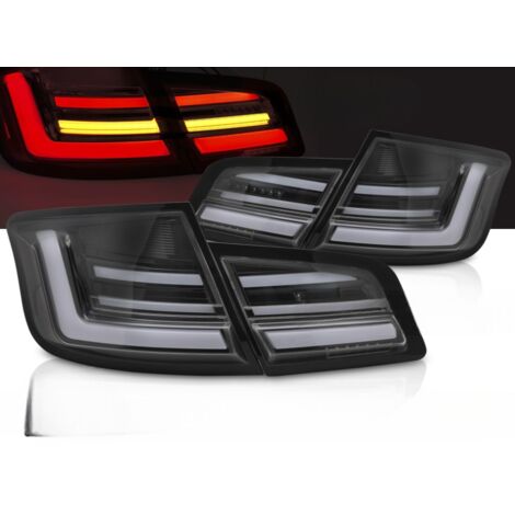 Paire feux arriere BMW serie 5 F10 Berline 10-13 FULL LED BAR DYN Noir-42644241 (1/4)