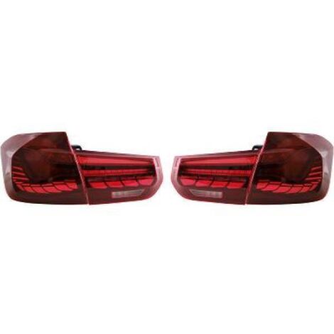 Paire de feux arriere BMW Serie 3 F30 2011-2019 Led Rouge Dyn-38697791 (1/2)