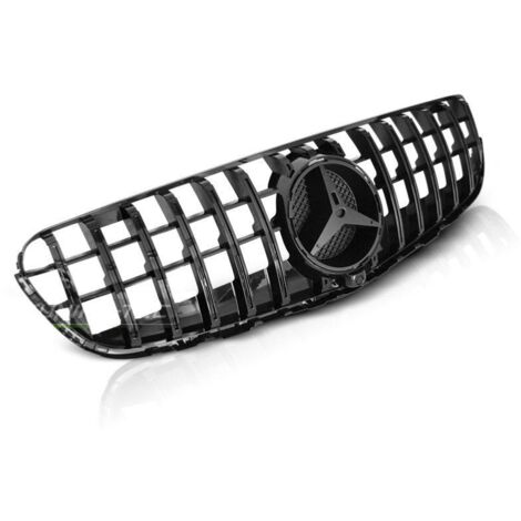 Calandre avant Mercedes GLC W253 15-19 Look GTR Noir Glossy-31788356