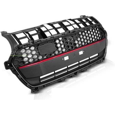Calandre avant Suzuki Swift 17-20 look Sport Noir Ligne Rouge-31800707