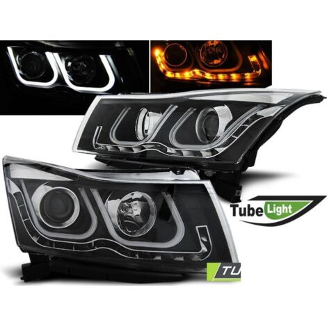 Paire de feux phares Chevrolet Cruze 09-12 Daylight led noir-27361244