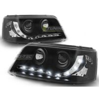 Paire de feux phares VW T5 03-09 Daylight led noir-27362072