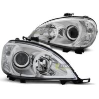 Paire de feux phares Mercedes ML W163 98-01 design chrome-27361523