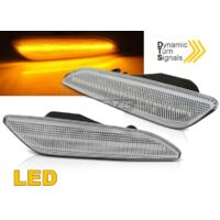 Paire de clignotant repetiteur Alfa Romeo 156 de 1997 a 2003 LED chrome-35995122