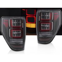 Paire de feux arriere Ford F150 MK12 de 2008 a 2014 Led Rouge Noir + Dynamic