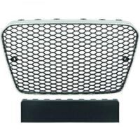 Grille de Calandre pour Audi A5 B8 de 2012 a 2016 Chrome Noir ABS PDC-37405663