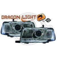 Paire de Phares Daylight Audi 80 1991 a 1994 Chrome Led-33978590