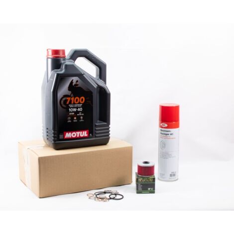 Kit Entretien Vidange Standard pour KAWASAKI Z 125 de 2018 à 2023 - MOTUL 7100 10W40 4L