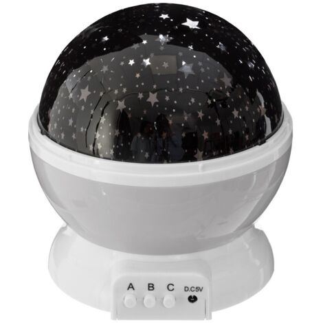 Lampe veilleuse projecteur gris
