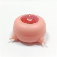 Mangeoire à lait en silicone pour chiot, mangeoire en silicone pour chiot chaton, mangeoire à lait pour petits animaux de compagnie, chiot, chaton, 200 ml, 4 sucettes