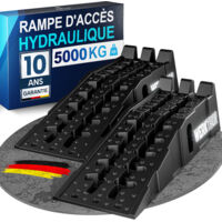 Rampes voiture Werkthor lot de 2 robustes jusqu'à 5 t
