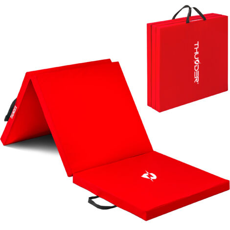 Tapis de gymnastique rouge Thunder® 180x60x4 cm MG-01-RED