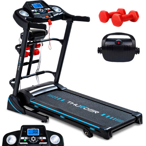 Tapis de course électrique Thunder® ICON-D-BLACK pliable