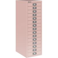 BISLEY MultiDrawer Schubladenschrank Pastellpink
