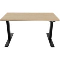BISLEY E-WonderTech Schreibtisch Rechteck: 140 x 80 cm Ahorn