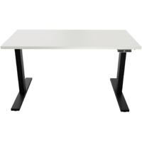BISLEY E-WonderTech Schreibtisch Rechteck: 140 x 60 cm Weiß