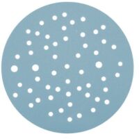 Disque abrasif - Ø 150mm - multitrous - OX Alu film bleu P.80