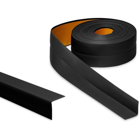 PRIMO Weichsockelleiste selbstklebend schwarz 18 x 18 mm 5 m