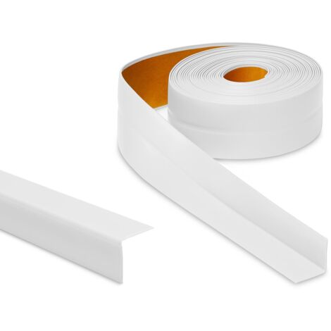 PRIMO Weichsockelleiste selbstklebend weiß 18 x 18 mm 5 m