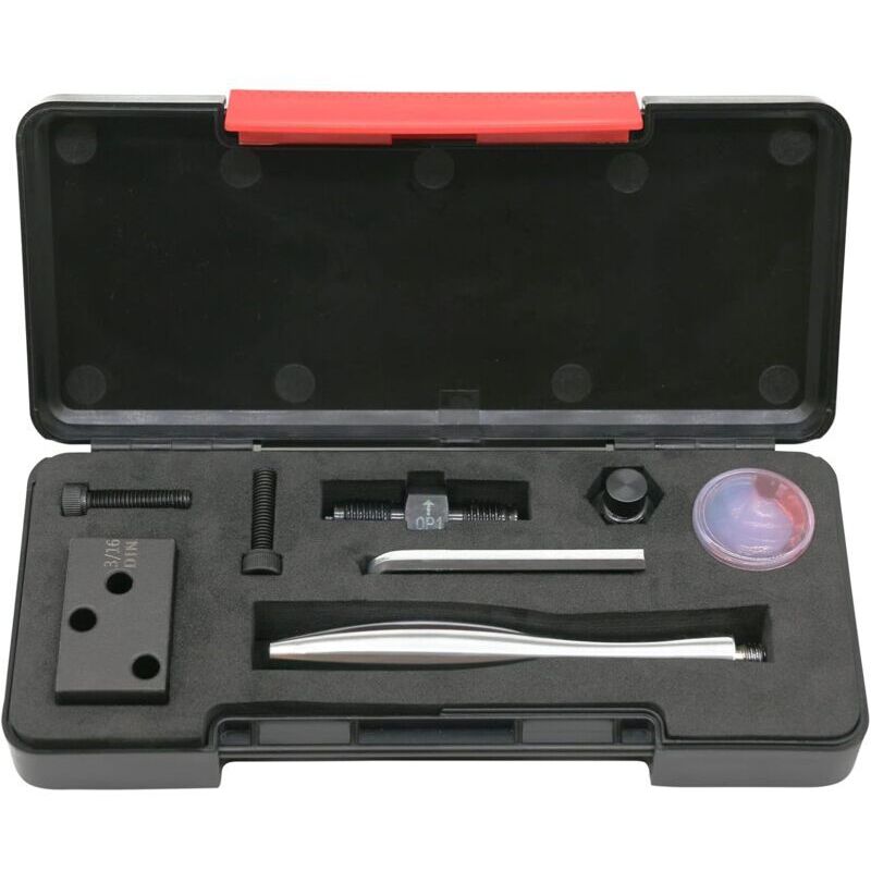 RUIZHI Kit D’Évasement Double De Conduites De Frein SAE – 4,75 Mm Et 6,35 Mm – Outil Pro Pour Réparation Freins Hydrauliques Voiture