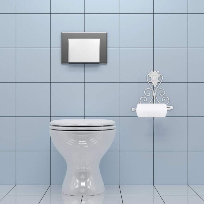 Distributeur de papier-toilette fer bain wc toilette style antique 18cm