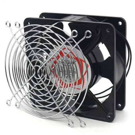 Aiperq – Ventilateur axial insérable haute température 23W – Pales métalliques silencieuses 120 x 120 x 38 mm – Pour améliorer l'efficacité énergétique
