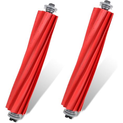 Lot de 2 accessoires d'origine Roborock - Brosse principale séparable en caoutchouc pour aspirateur robot Q Revo/S7/S7 Maxv/S7 Maxv Ultra/S7 Max Ultra/S7 Pro Ultra/Q7 Max HQL0283