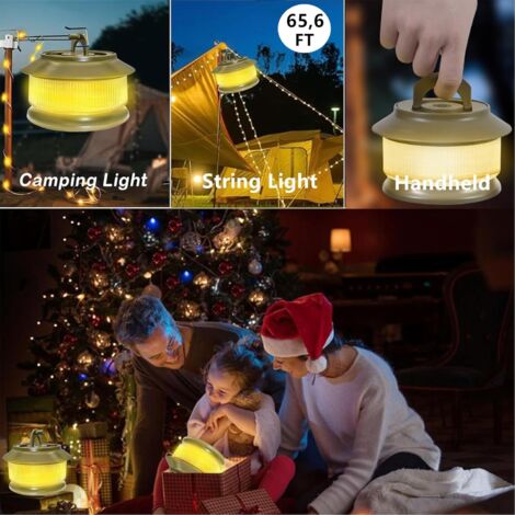 JONRRYIN Guirlande Lumineuse Portable, 10M Guirlande Lumineuse Portable et étanche pour l