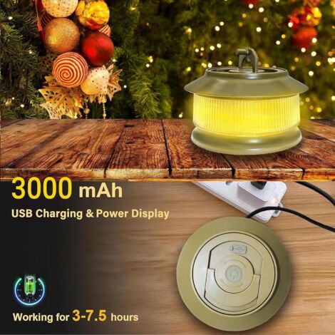 Guirlande Lumineuse Rechargeable 3 En 1 Portable - Éclairage LED Multicolore Pour Extérieur, Camping, Fêtes