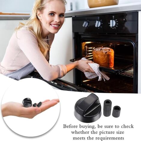 XVX Set of 4 Universal Control Knobs, Hob Buttons, Gas Cooker Buttons ...