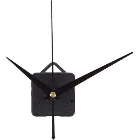 Aiperq Mécanisme d' horloge à quartz 3 aiguille super silencieux Mécanisme, remplacement de mécanisme horloge murale pour réparation de décoration d'intérieur/hôtel/restaurant,Noir (1/4)