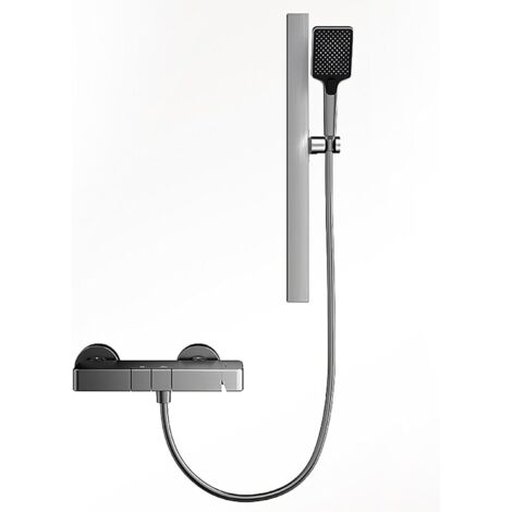 Mitigeur Baignoire avec Douchette, Robinet Baignoire avec Douchette Cascade Robinet Salle Bain Robinets de Douche et de Baignoire Double Contrôle Chaud et Froid (1/4)