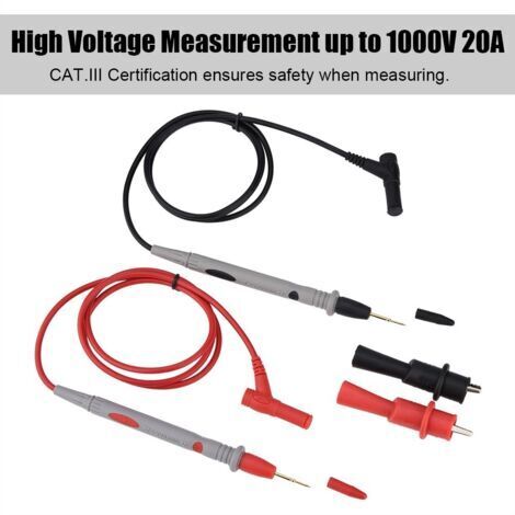 Kit De Test Multimètre IMIKEYA 21 En 1 Avec Pinces Alligator Et Sondes De Test - Outils Électriques Pratiques Et Fiables