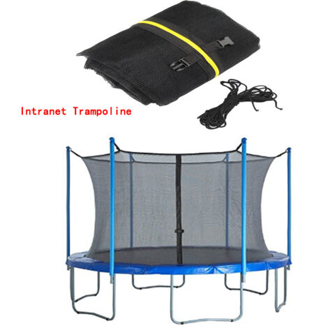 Filet Trampoline 457 cm,Filet de Protection pour Trampolines 10 Barres,Résistant aux UV