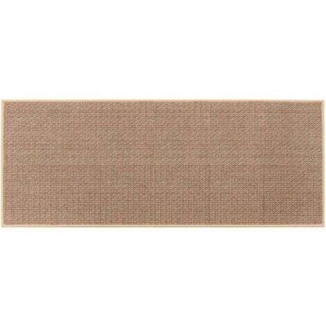 Aiperq Tapis De Cuisine Devant Evier Lavable Antidérapant En Caoutchouc Et Lavable, Couleur du Jute(1 Pcs Pour 44x120cm)